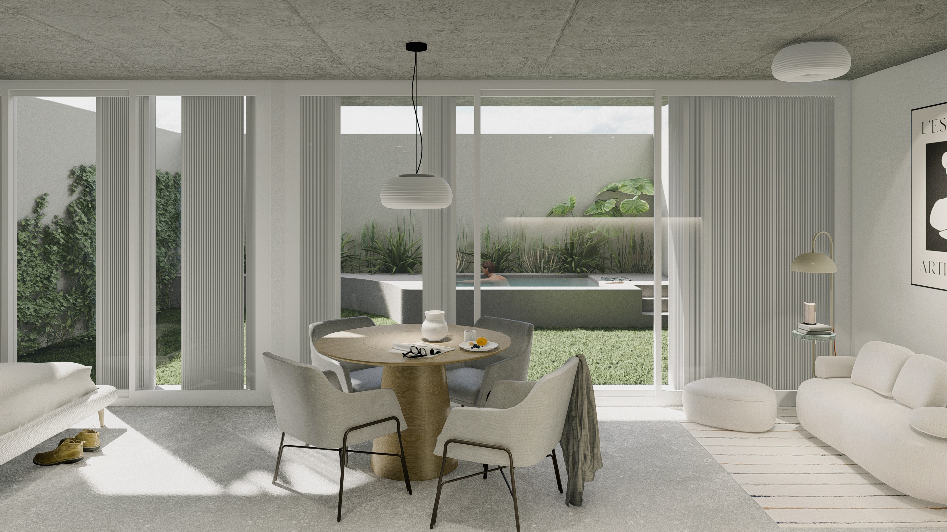Render de Monoambiente PB Contrafrente